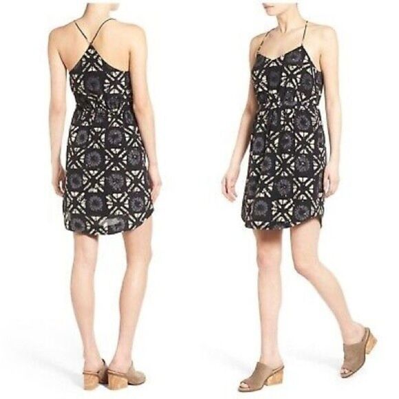 2 for $30 MADEWELL Starview Batik Grid Silk Dress - Picture 8 of 8